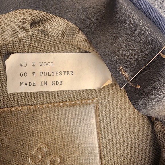 GDR East German NVA Border Guard Officer Visor Cap Hat Military Retro Vintage 59 - Picture 8 of 11